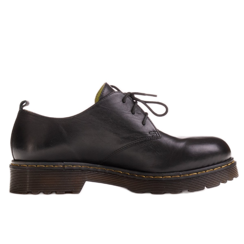 Marco Shoes Mustat naisten kengät paksulla läpinäkyvällä pohjalla