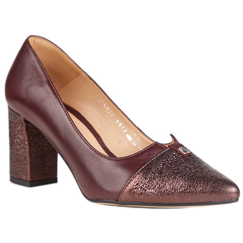 Marco Shoes Marco 1411P naisten pumput punainen monivärinen