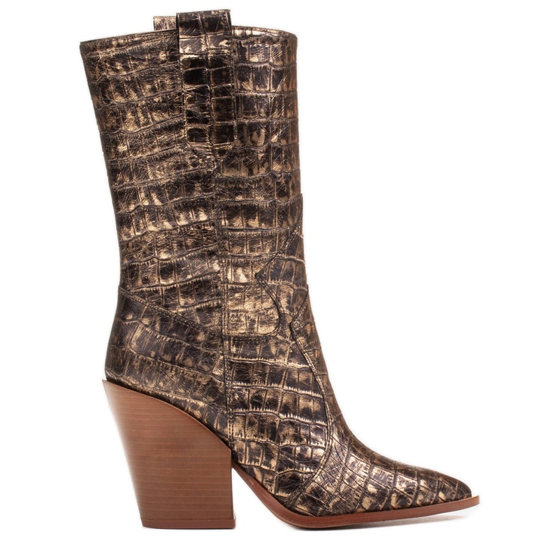 Marco Shoes Marco -saappaat 1408K vanhat kultaiset cowboy -saappaat kultainen