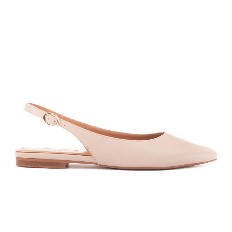 Marco Shoes Luonnon nahkaa beige sandaalit