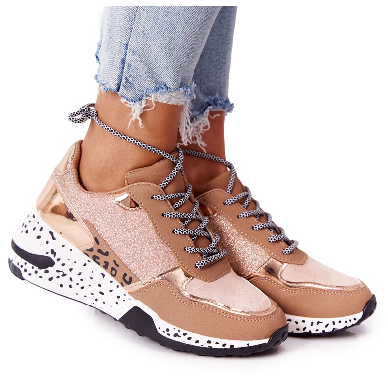 PS1 Naisten Wedge -lenkkarit Rose Gold Avery vaaleanpunainen kultainen