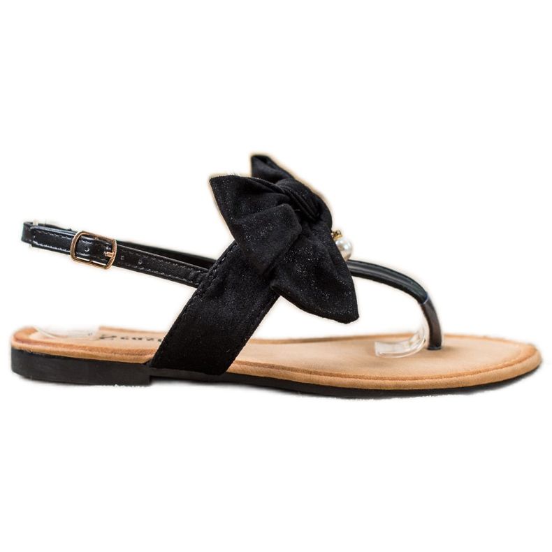 Seastar Tyylikkäät sandaalit jousella musta