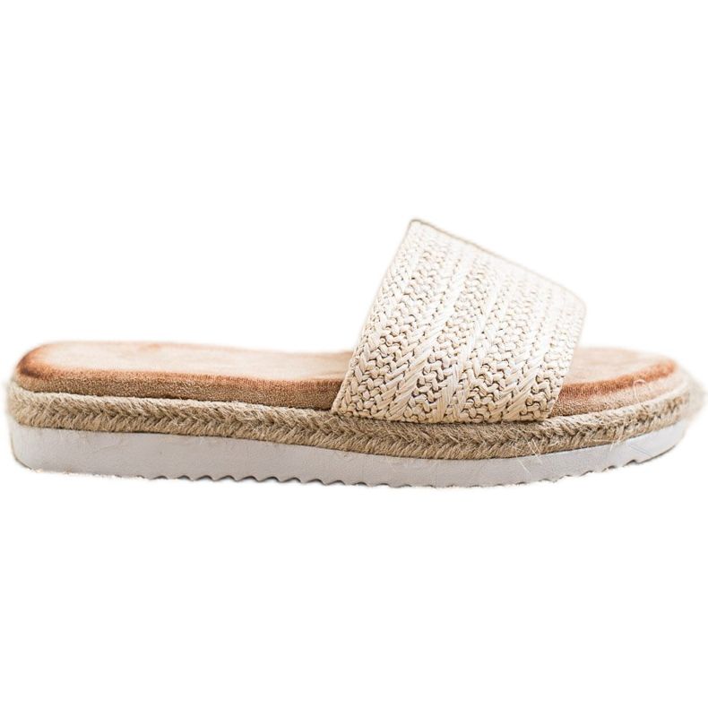 SHELOVET Espadrilles -tossut alustalla beige