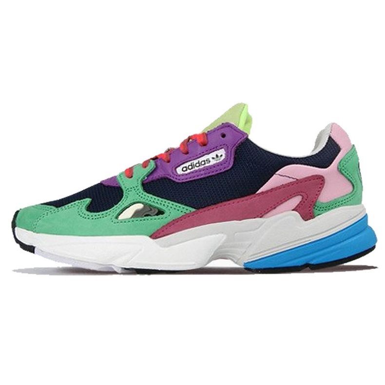 Adidas Originals Falcon W CG6211 kengät vaaleanpunainen monivärinen vihreä