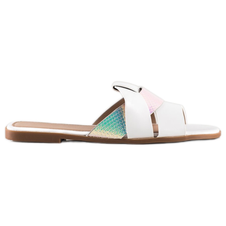 SHELOVET Tossut, joissa on Holo -insertti valkoinen