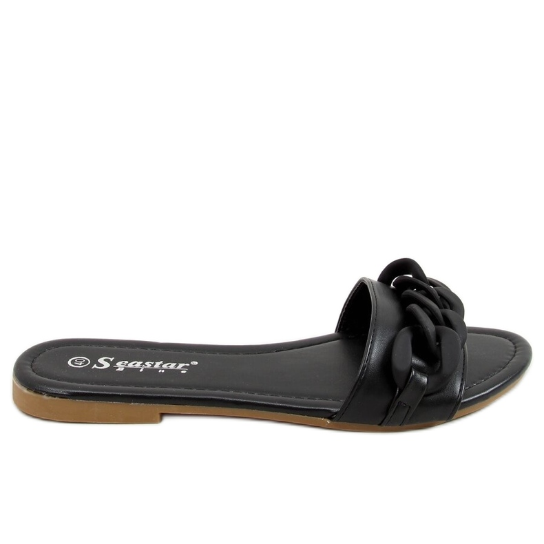 Mustat tossut, joissa ketju musta CK205P musta