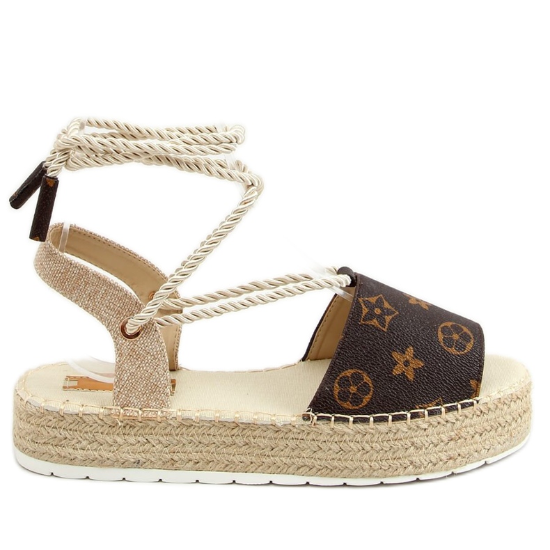 Espadrilles, sandaalit ruskea JH158 Camel