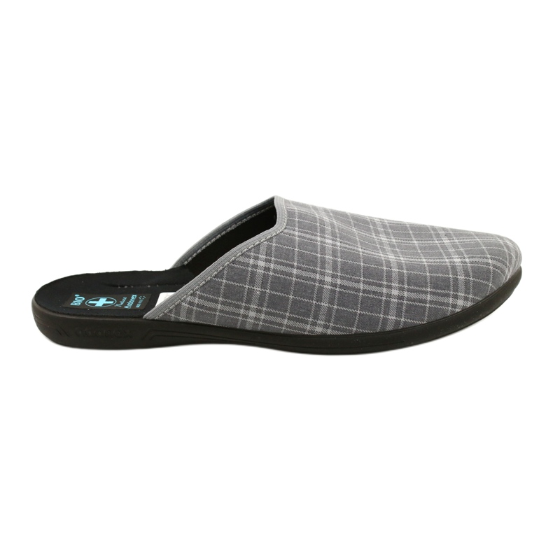 Miesten tossut Adanex 25950 harmaa ruudullinen