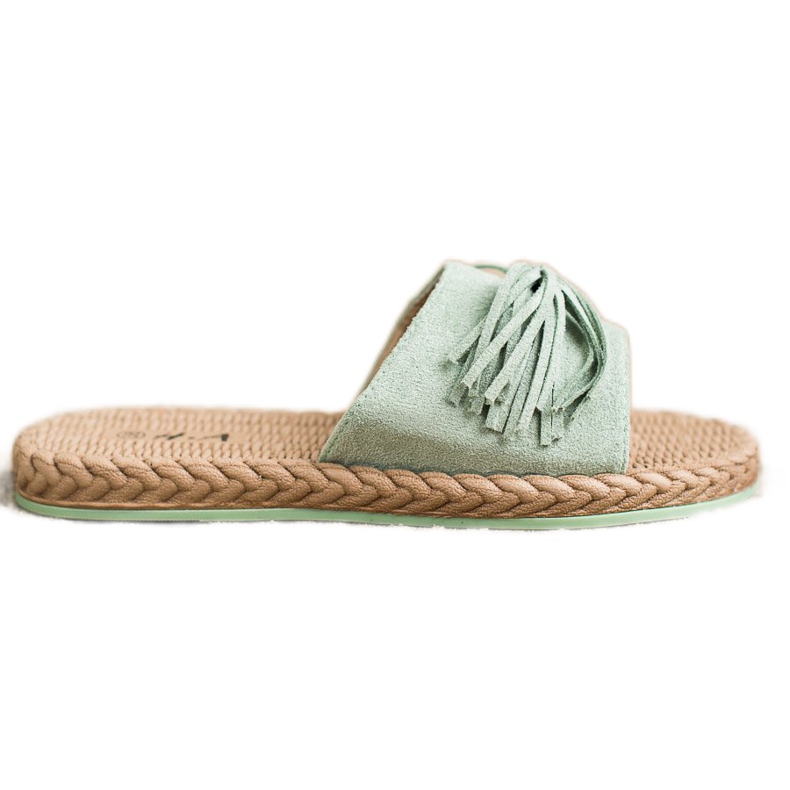 SHELOVET Tossut, joissa on hapsut vihreä