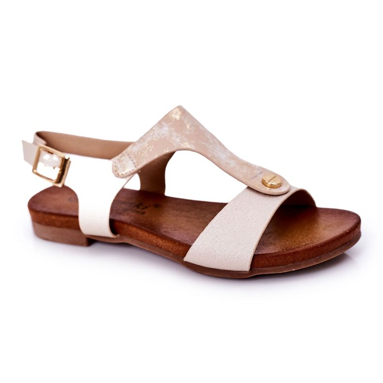 S.Barski Lasten sandaalit S. Bararski Comfort Złote kultainen