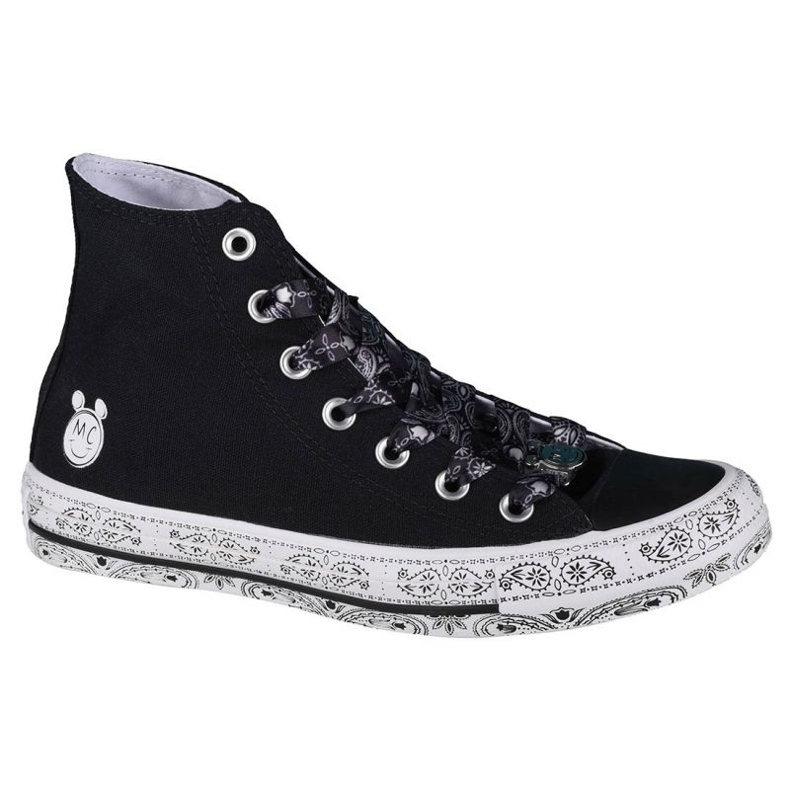 Converse X Miley Cyrus Chuck Taylor Hi All Star 162234C -kengät musta