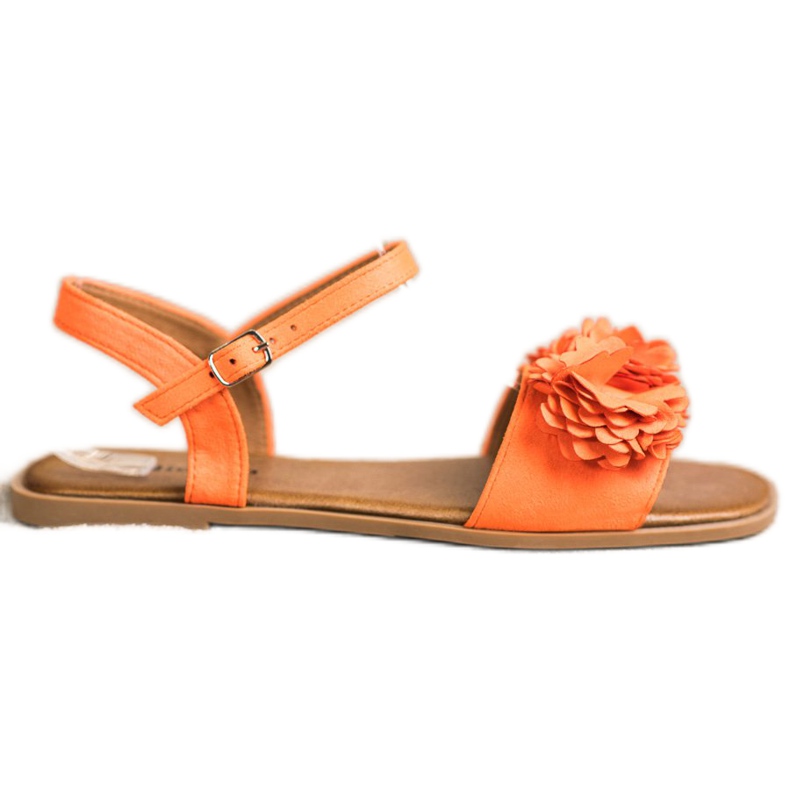 SHELOVET Muodikkaat oranssit sandaalit