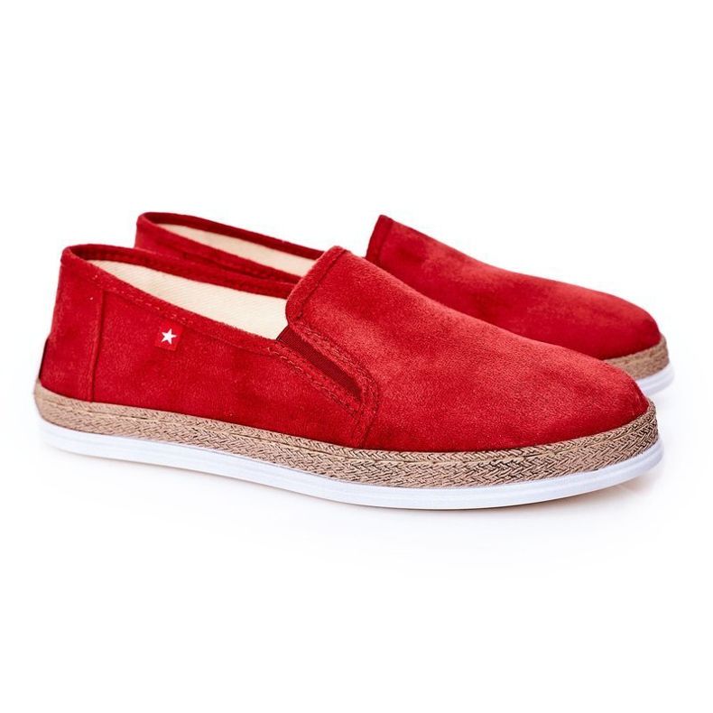 Miesten Suede Espadrilles Big Star HH176007 Punainen