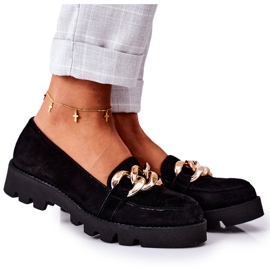 Mokkanahkakengät Lewski Shoes 3040 Musta