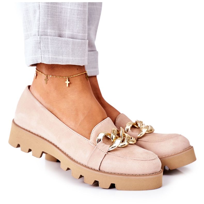 Mokkanahka Lewski Shoes 3040 Cappuccino beige