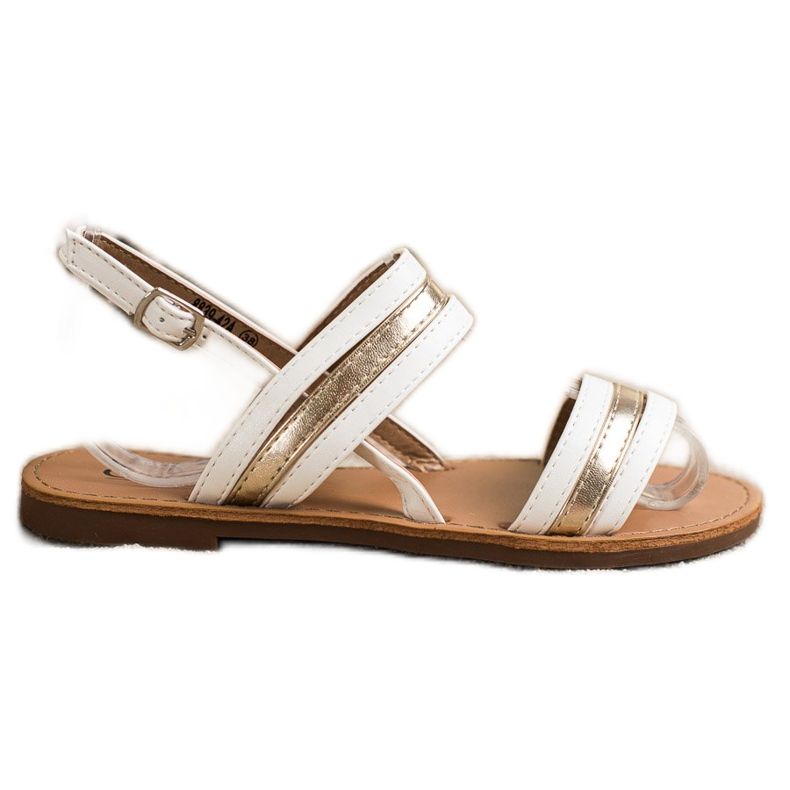 Cm Paris Flat Eco Nahka Sandaalit valkoinen