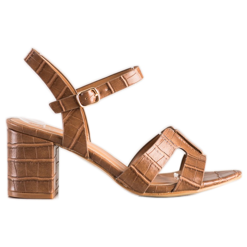 Cm Paris Tyylikkäät sandaalit baarissa ruskea