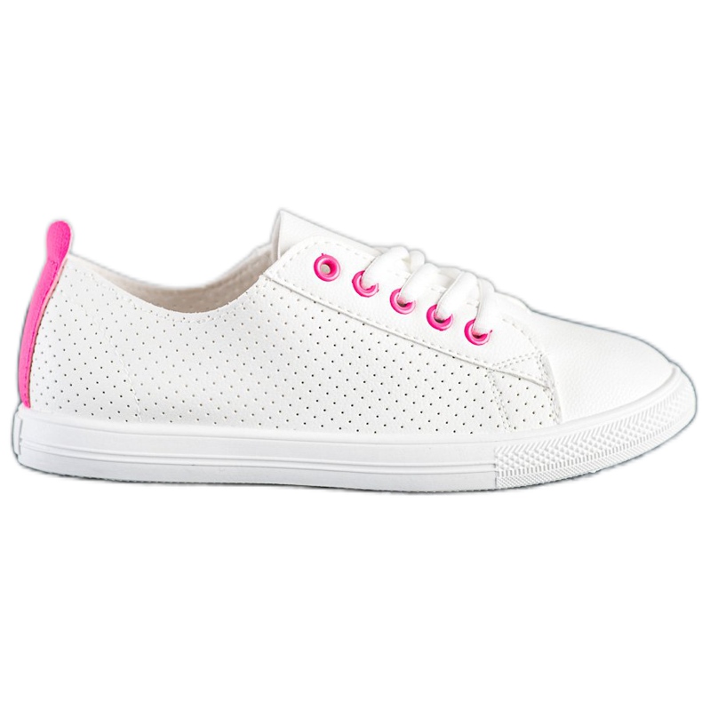 SHELOVET Avoimet lenkkarit Eco -nahkaa valkoinen