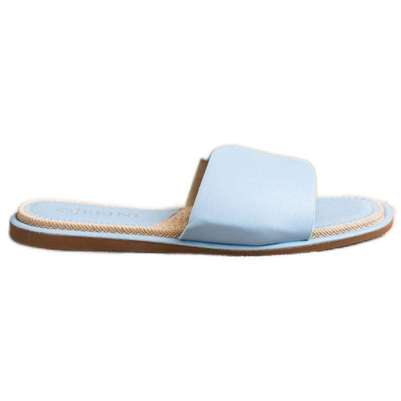 SHELOVET Tyylikkäät Eco -nahkatossut sininen