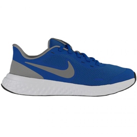Nike Revolution 5 Gs Jr BQ5671 403 tummansininen sininen