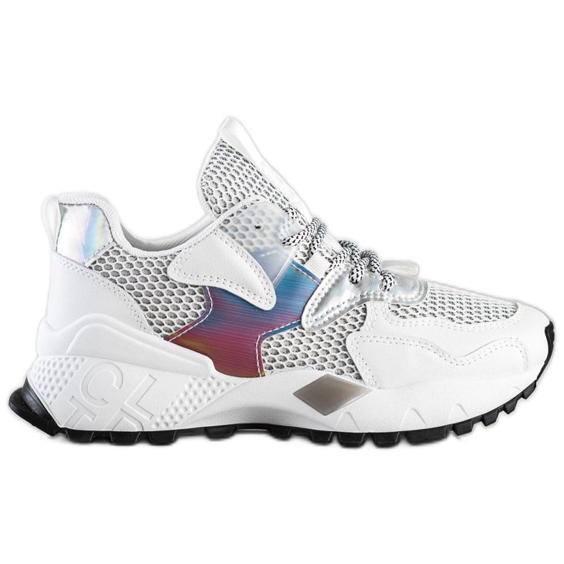 SHELOVET Muoti lenkkarit Mesh valkoinen