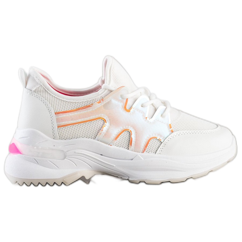 SHELOVET Valkoiset Mesh -lenkkarit valkoinen