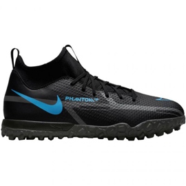 Nike Phantom GT2 Academy Df Tf Jr DC0818-004 jalkapallokengät tummansininen musta