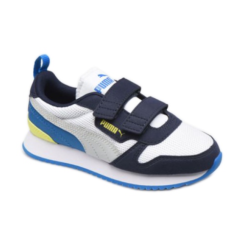 Puma R78 V Ps Jr 373617 18 valkoinen laivastonsininen