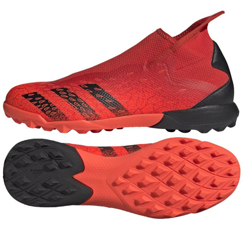 Adidas Predator Freak.3 Ll Tf M FY6300 jalkapallokengät monivärinen appelsiinit ja punaiset