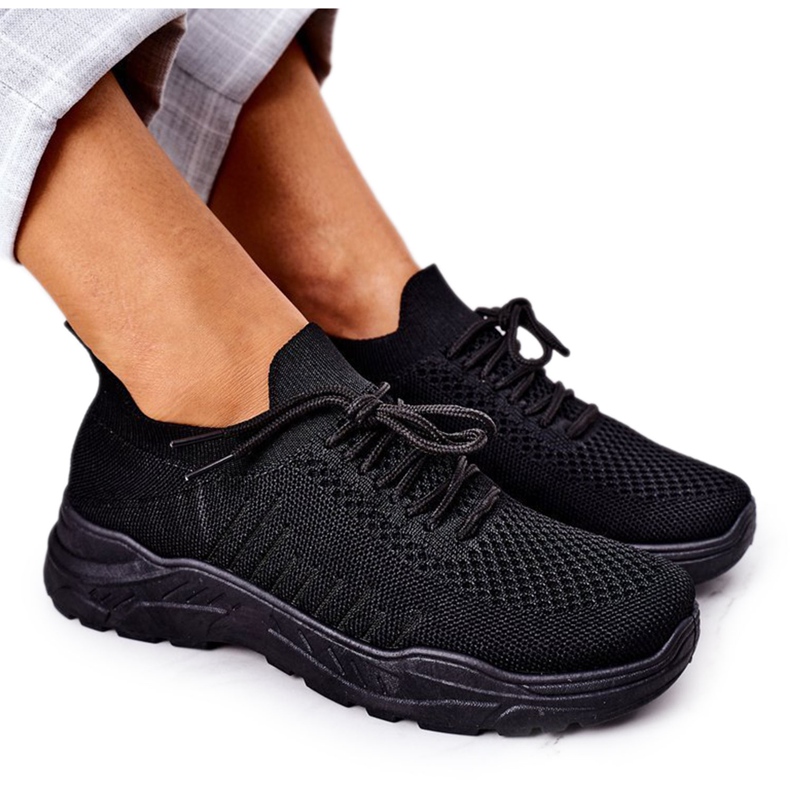 PS1 Naisten urheilukengät Tennarit Musta Viivain