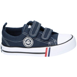American Club Navy American LH35 Velcro tennarit sininen