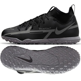 Nike Phantom GT2 Club Dynamic Fit Tf Jr DC0826 004 jalkapallokengät musta musta