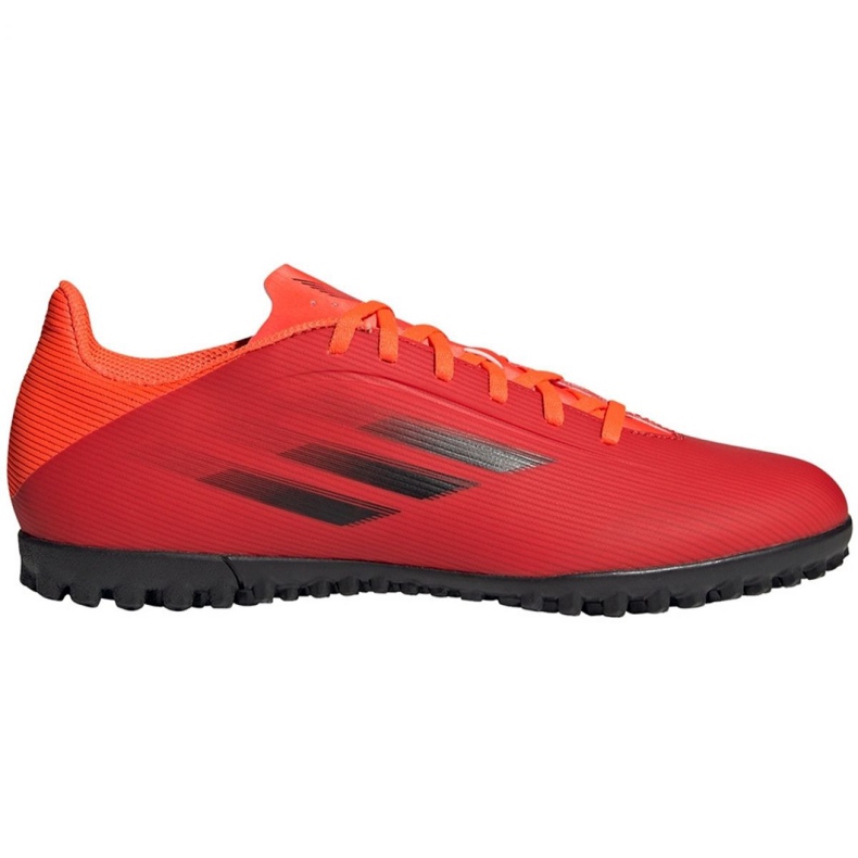 Adidas X Speedflow.4 Tf M FY3336 jalkapallokengät punainen appelsiinit ja punaiset