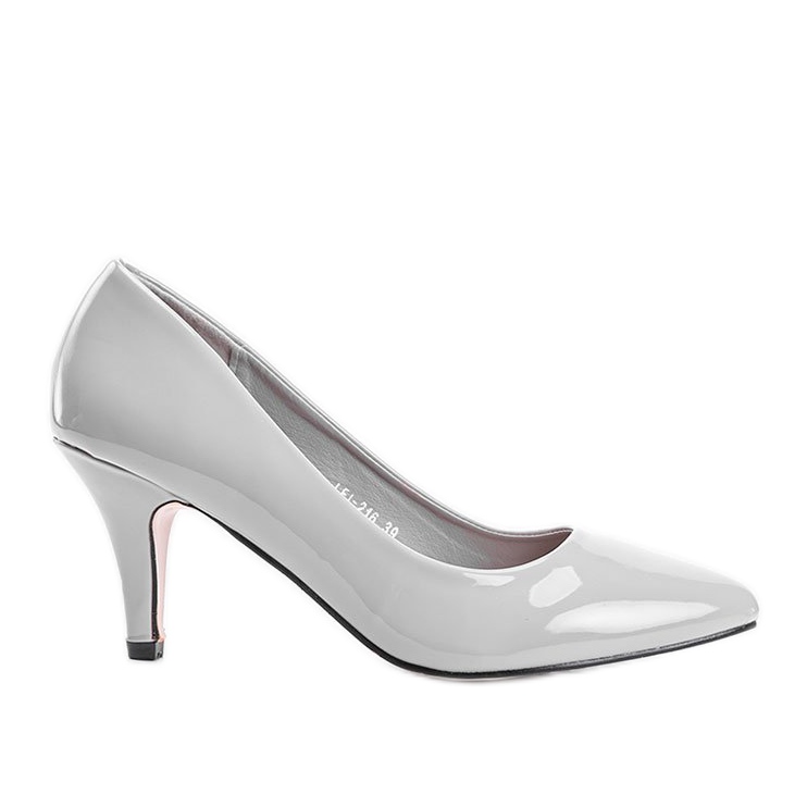 Harmaat pumput Faith -korkokengillä