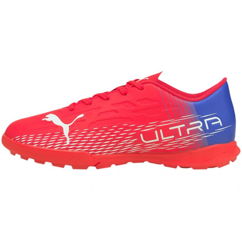 Puma Ultra 4.3 Tt Jr 106541 01 jalkapallokengät punainen appelsiinit ja punaiset
