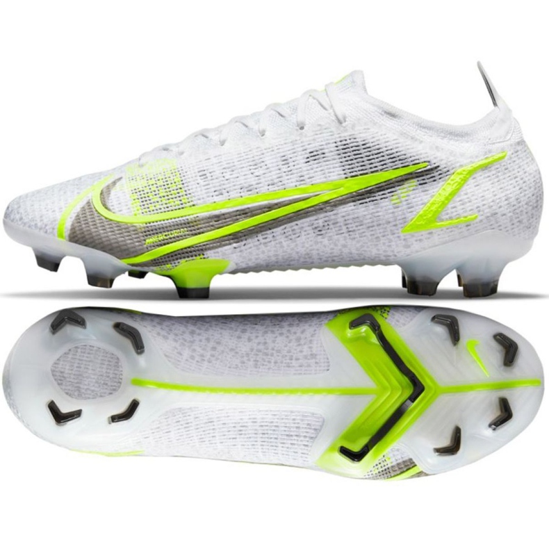 Nike Mercurial Vapor 14 Elite Fg M CQ7635 107 jalkapallokengät monivärinen valkoinen