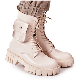 PS1 Eristetyt työntekijät tasku Beige Awesome