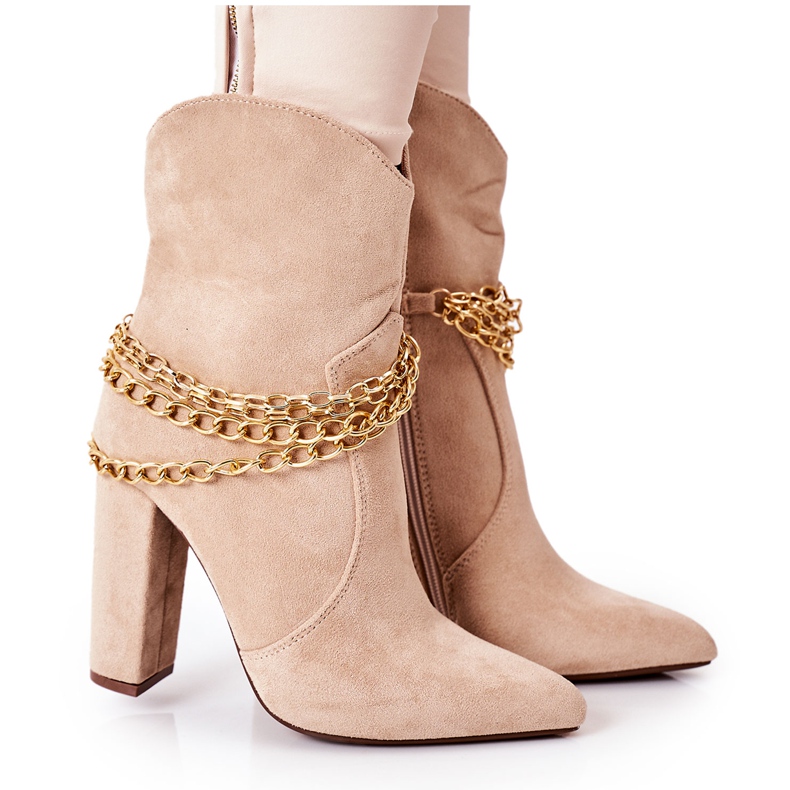 PS1 Lämpimät saappaat postissa Beige Good Impression