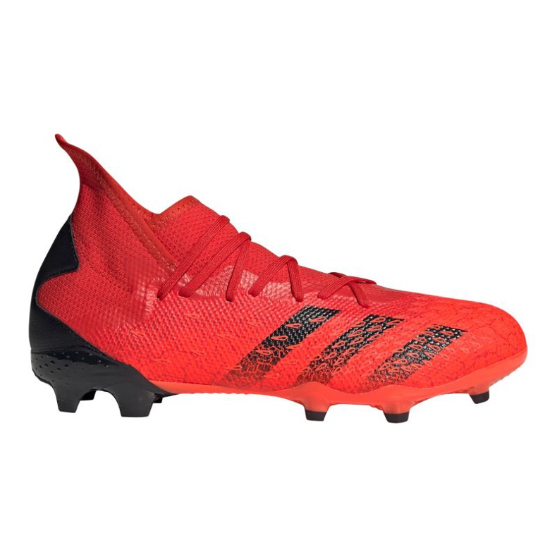 Adidas Predator Freak.3 Fg M FY6279 jalkapallokengät punainen appelsiinit ja punaiset