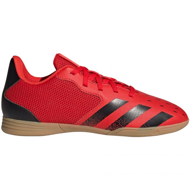 Adidas Predator Freak.4 In Jr FY6329 jalkapallokengät punainen appelsiinit ja punaiset