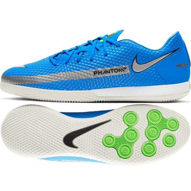 Nike Phantom Gt Academy Ic M CK8467 400 jalkapallokengät monivärinen blues ja laivastonsininen