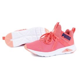 Puma Enzo 2 Sparkle Jr 194573 03 musta vaaleanpunainen