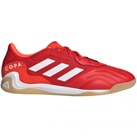 Adidas Copa Sense.3 Sala M FY6192 jalkapallokengät punainen appelsiinit ja punaiset