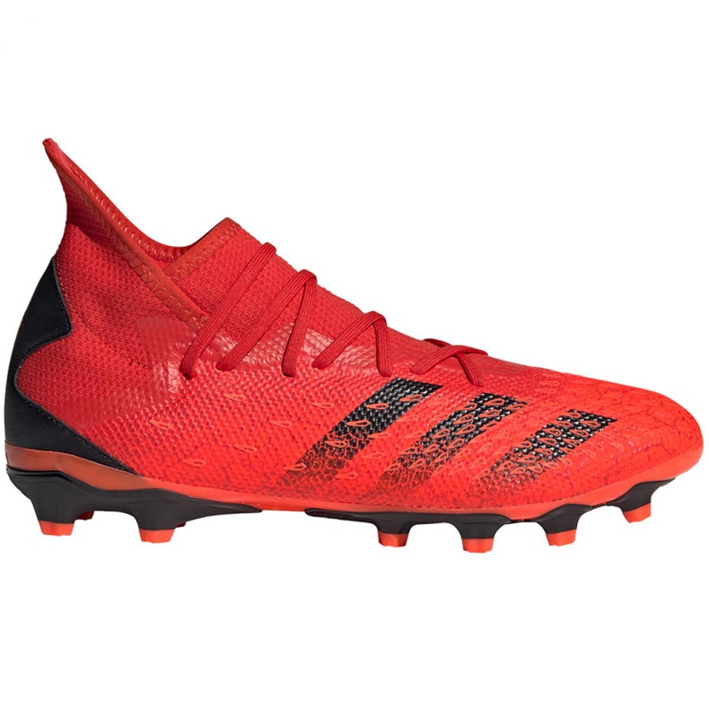Adidas Predator Freak.3 Mg M FY6303 jalkapallokengät monivärinen appelsiinit ja punaiset
