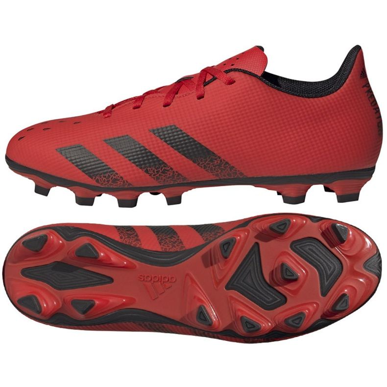 Adidas Predator Freak.4 Fg M FY6319 jalkapallokengät punainen punainen