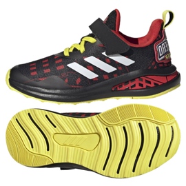 Adidas FortaRun Superhero C Jr H67853 kengät musta punainen keltainen