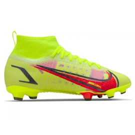 Nike Superfly 8 Pro Fg Jr CV0804-760 jalkapallokengät vihreä vihreä