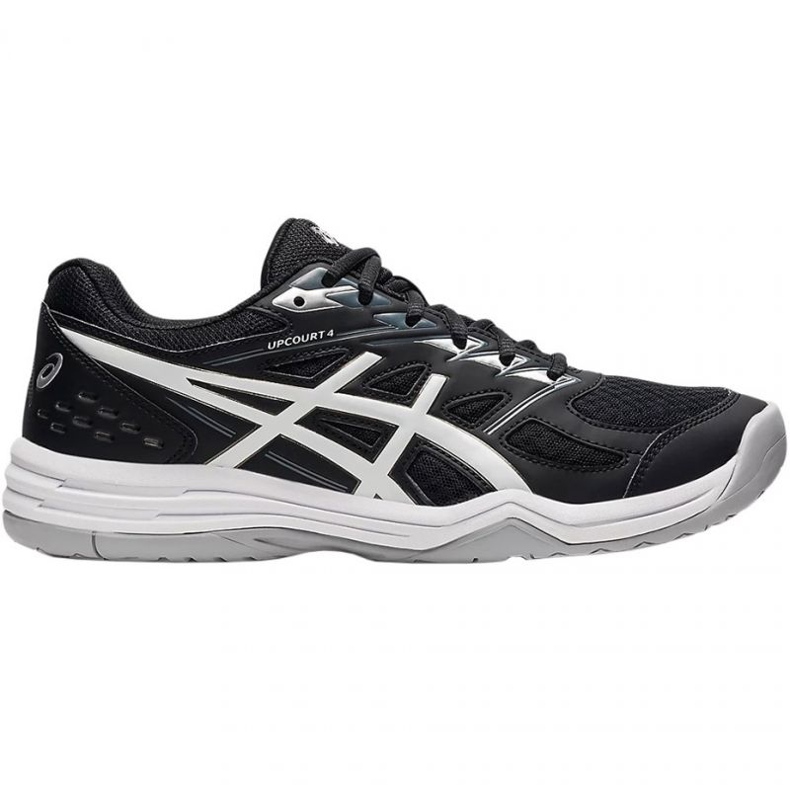 Asics Upcourt 4 M 1071A053 003 lentopallokengät musta musta