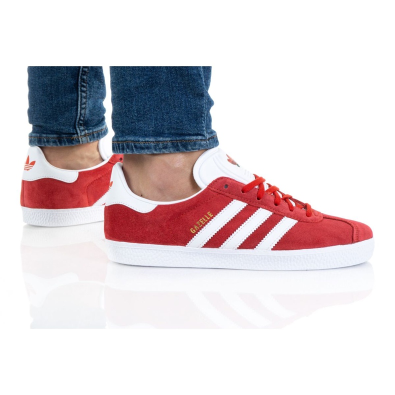Adidas Gazelle Jr FX6116 kengät punainen oranssi
