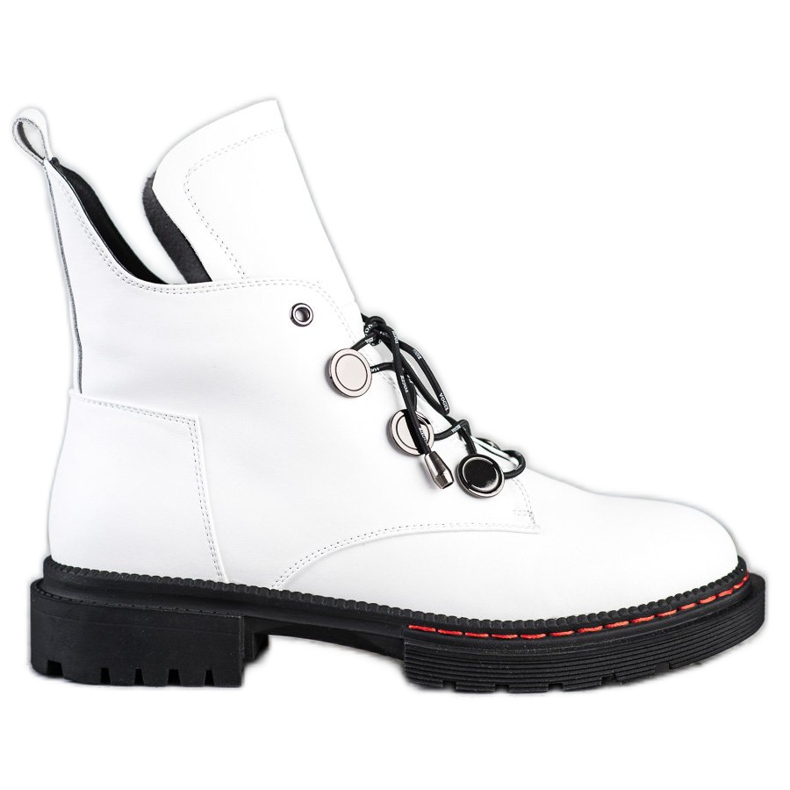 ARTIKER Mukavat valkoiset nahkatyöntekijät valkoinen